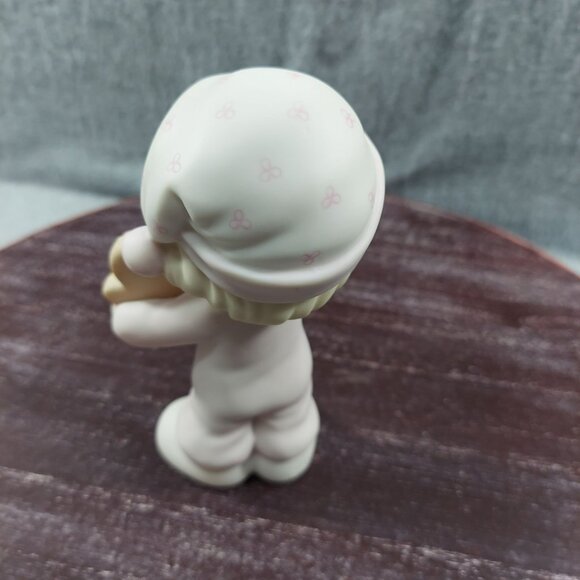 Precious Moments 1993 Wishing You The Sweetest Christmas Collectible Porcelain F - Picture 8 of 8